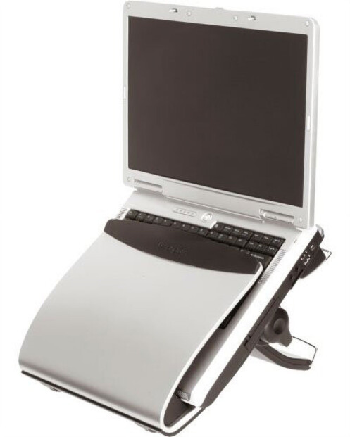 Verstelbare laptopstandaard met geïntegreerde USB-hub