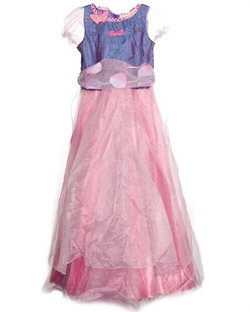 Barbie prinsessenkostuum kind 5-7 jaar voor carnaval en feest