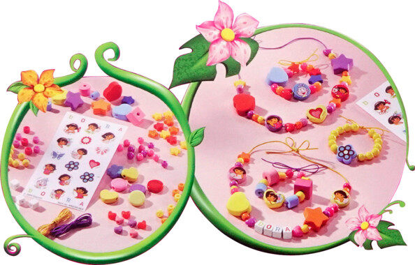 Dora sieraden maken set (Nickelodeon)