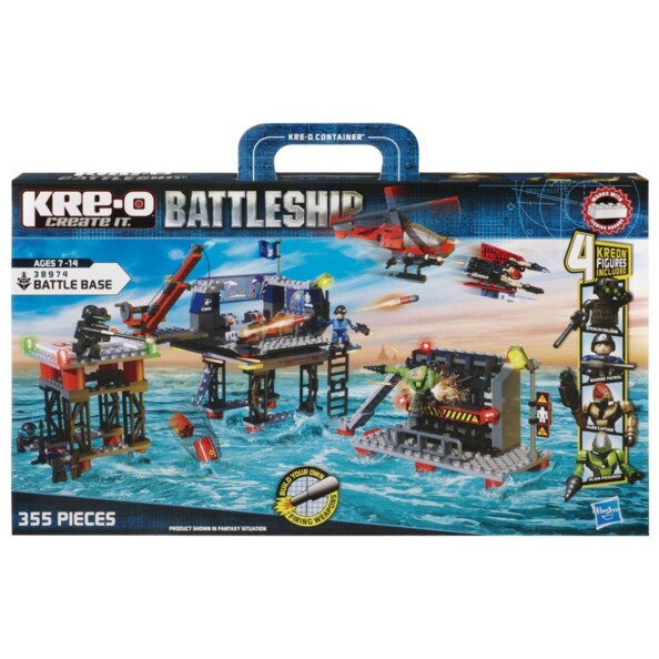 KRE-O Battleship Battle Base bouwset met 355 onderdelen