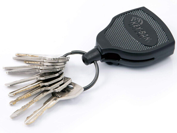 KEY-BAK Super Duty uittrekbare sleutelhouder met clip 90 cm