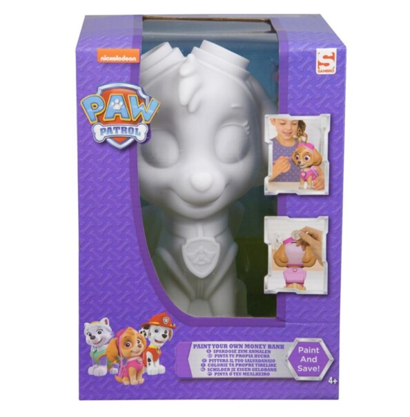 Skye spaarpot om te schilderen (Paw Patrol knutselset)