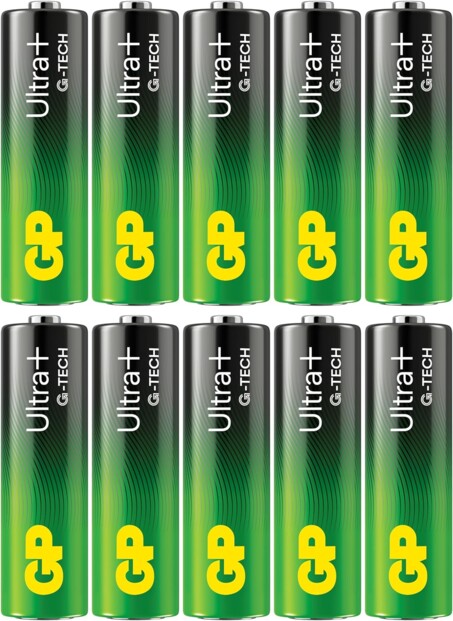 GP Ultra+ AA LR6 alkalinebatterijen x 10
