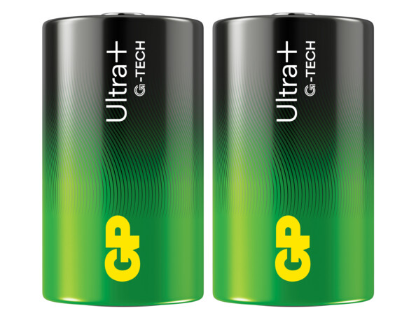 GP Ultra+ D LR20 batterijen 2 stuks
