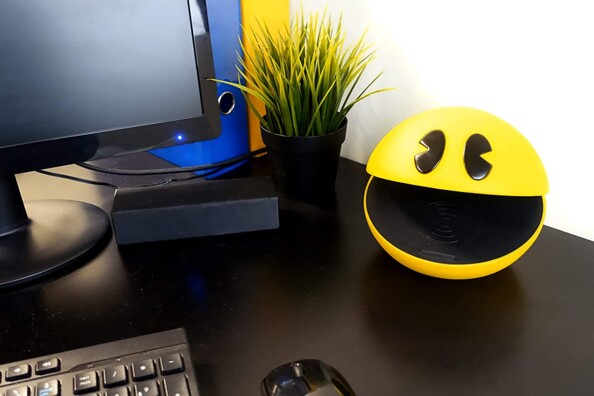 Teknofun Pac-Man draadloze oplader voor compatibele smartphones