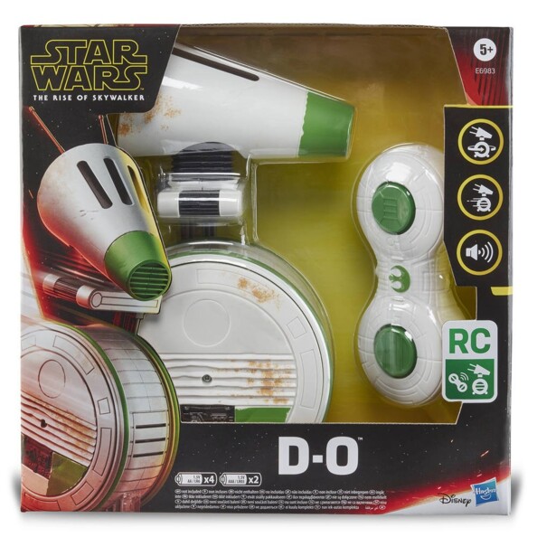 Star Wars D-O Droid radio-commandé Hasbro (E6983) (rijden, spins en geluiden)