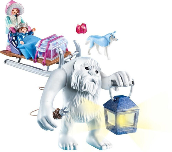 Playmobil 9473 Yeti met slee (Magic) met lichtgevende lantaarn