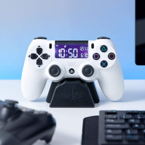 PlayStation wekker manette wit (Paladone PP8342PS) voor je gaming setup
