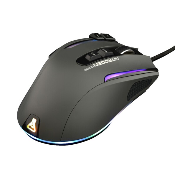 Bedrade gamingmuis Kult Nitrogen Core met RGB en 10.000 dpi