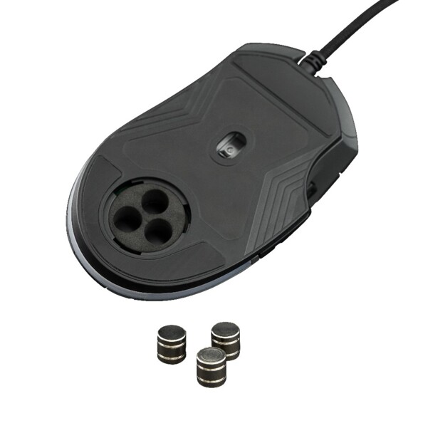 Bedrade gamingmuis Kult Nitrogen Core met RGB en 10.000 dpi