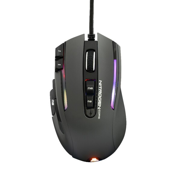 Bedrade gamingmuis Kult Nitrogen Core met RGB en 10.000 dpi
