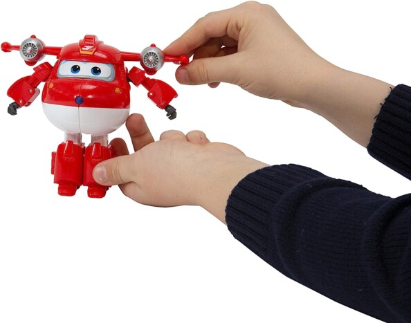 3 figurines robots transformables Super Wings saison 4 Alpha Group