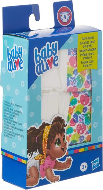 Hasbro Baby Alive 4 reserve-luiers voor pop