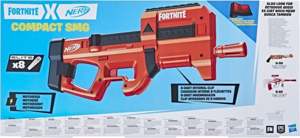 Nerf Fortnite Compact SMG voor snelle actie