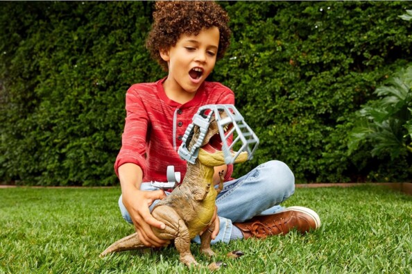 Mattel Jurassic World: Kamp Krijtland T-Rex actiefiguur