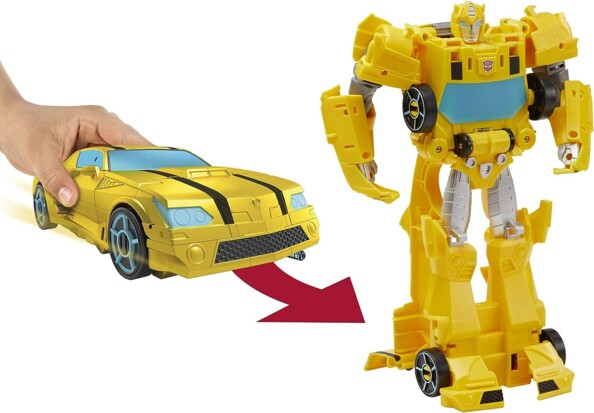 Hasbro Transformers Cyberverse Bumblebee actiefiguur 25 cm, rijdt en verandert