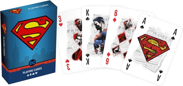 Batman & Superman 2 x 54 kaarten van Cartamundi