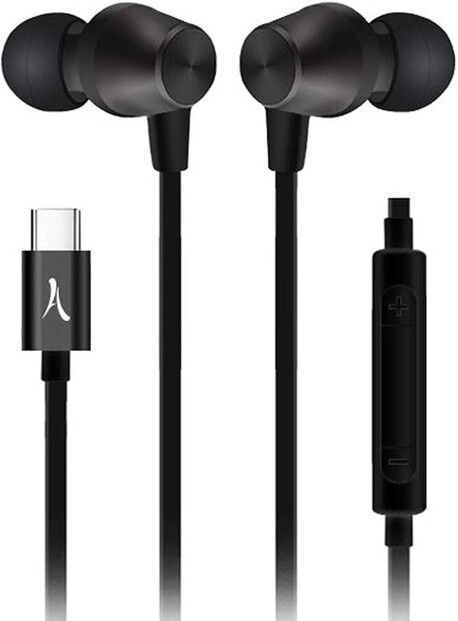 Praktisch luisteren en bellen met de Akashi USB-C bedrade in-ear headset