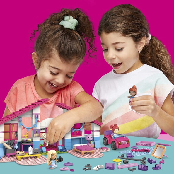 MEGA Construx Barbie Malibu Building Toys Bundle met 5 bouwsets