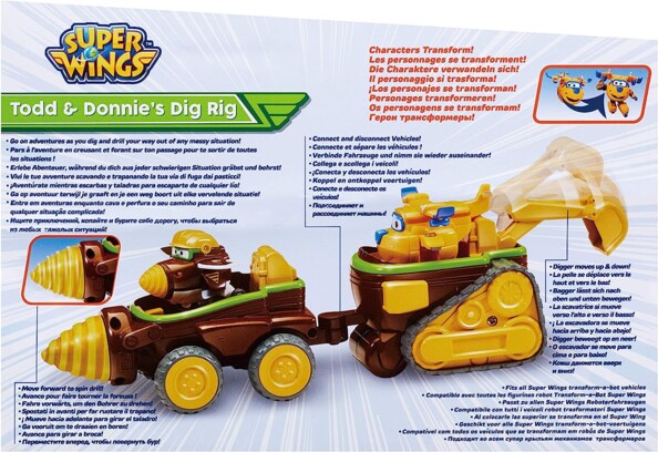 Alpha Group Super Wings graafmachine en boormachine met Todd en Donnie