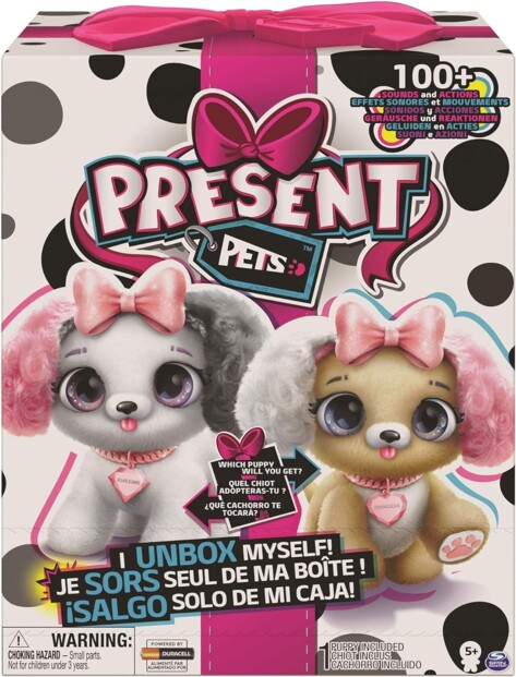Spin Master Present Pets Fancy interactieve puppy