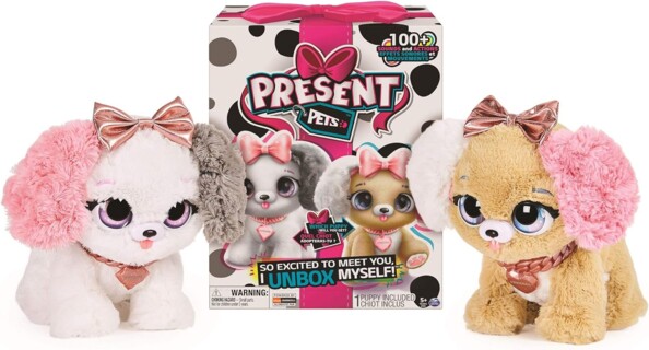 Spin Master Present Pets Fancy interactieve puppy