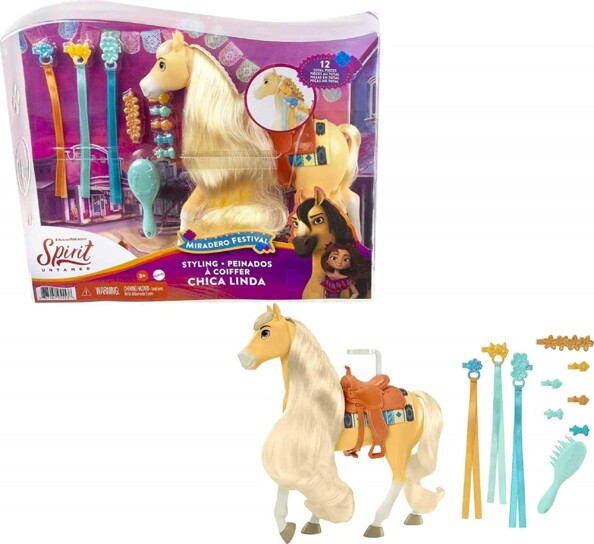 Spirit De ontembare cadeauset Chica Linda met stijlbare manen