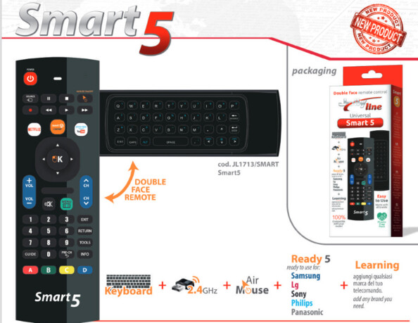 Universele Smart 5-afstandsbediening