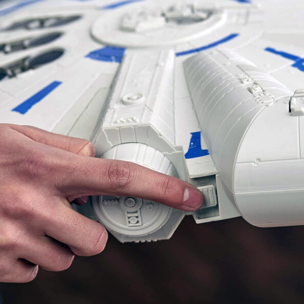 Star Wars Millennium Falcon Kessel Run met Han Solo-figuur