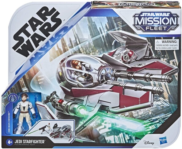 Star Wars sterjager met Jedi-figuur van Obi-Wan Kenobi