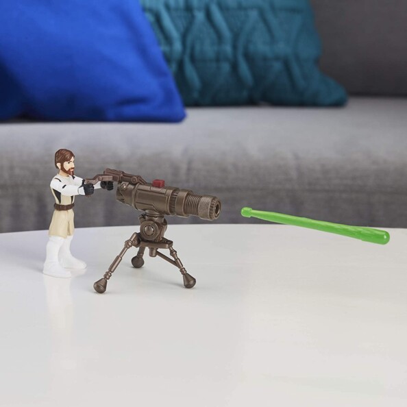Star Wars sterjager met Jedi-figuur van Obi-Wan Kenobi