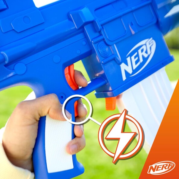 Hasbro Nerf Fortnite Blue Shock dartblaster met gemotoriseerd snelvuur
