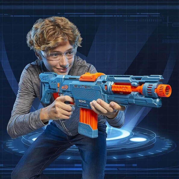 Hasbro Nerf Elite 2.0 Echo CS-10 blaster met magazijn en 24 darts