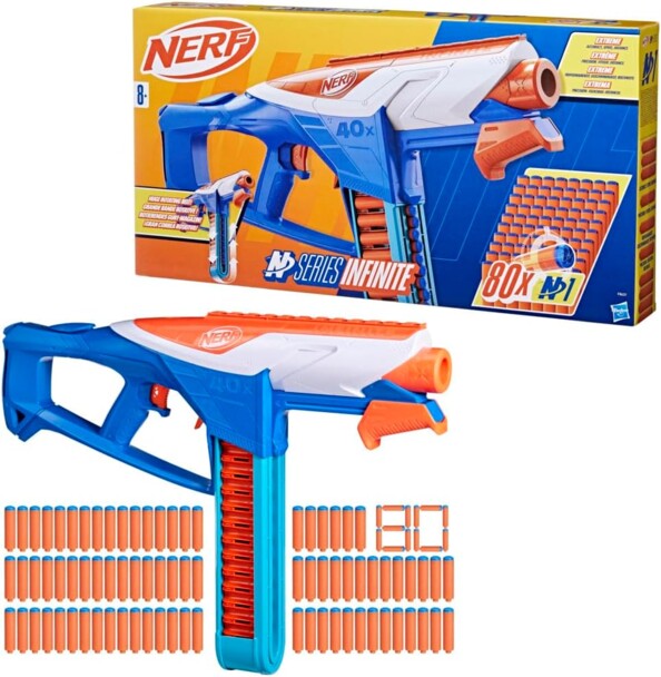Hasbro NERF N Series Infinite  blaster met 80 darts