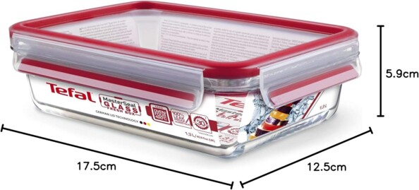 Tefal MasterSeal Glass rechthoekige bewaardoos 0,5 L