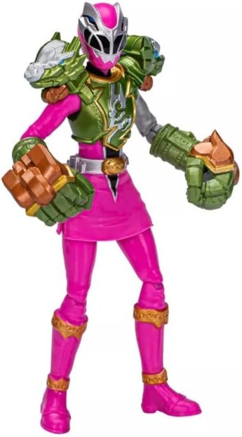 Hasbro Power Rangers Dino Fury Smash Armor Pink Ranger actiefiguur