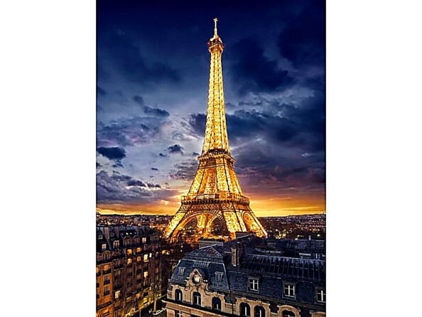 Clementoni set met 3 puzzels Parijs, Dubai en NewYork 2 puzzels van 1000 stukjes