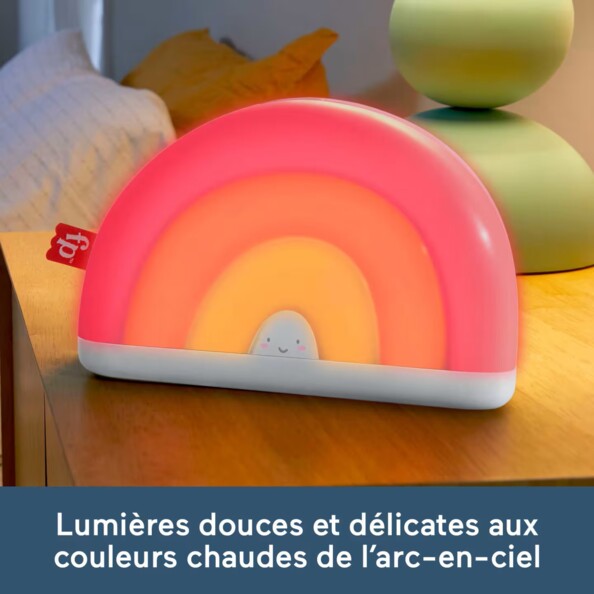 Fisher-Price Soothe & Glow Rainbow geluidsmachine en nachtlampje