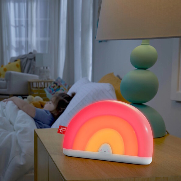 Fisher-Price Soothe & Glow Rainbow geluidsmachine en nachtlampje