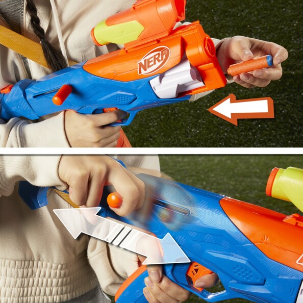 Nerf N Series Gear Up Pack met 3 blasters en 18 N1-darts