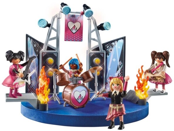 Playmobil City Life 71042 muziekgroep rock
