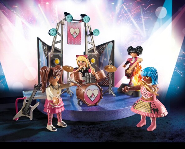 Playmobil City Life 71042 muziekgroep rock