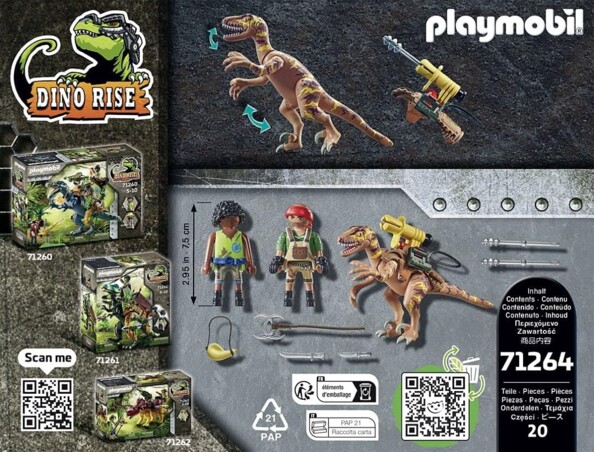 PLAYMOBIL Dino Rise Deinonychus 71264