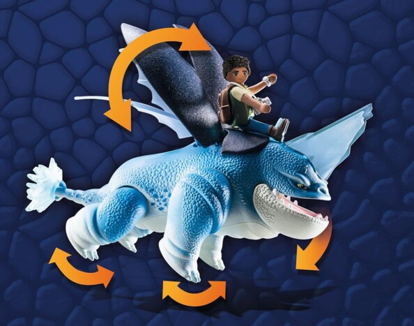 Playmobil Dragons De Negen Rijken met Bissocorn en D'Angelo