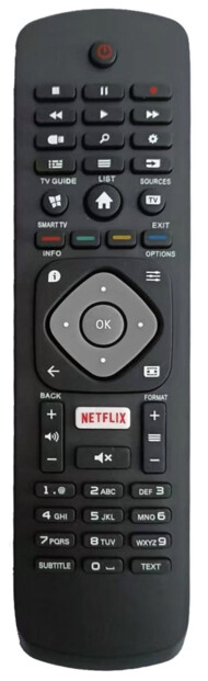Universele afstandsbediening compatibel met Philips-tv's