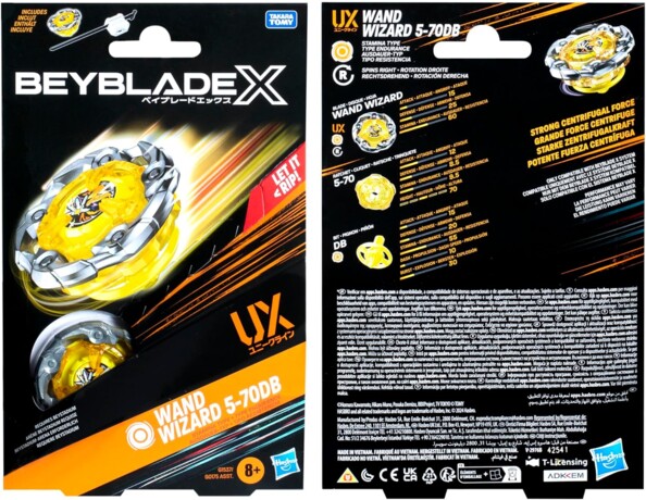 Hasbro Beyblade X Starter Pack Wand Wizard 5-70DB UX tol