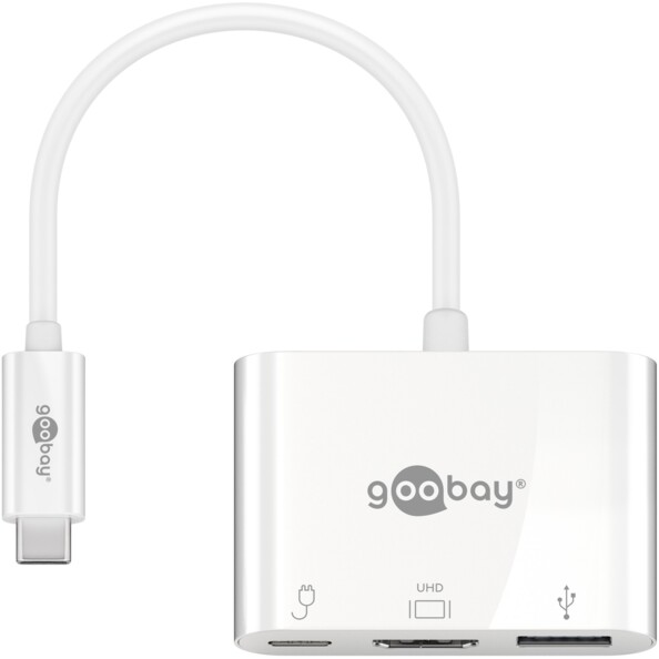 USB-C multiport adapter met HDMI 4K, USB 3.0 en Power Delivery 60 W
