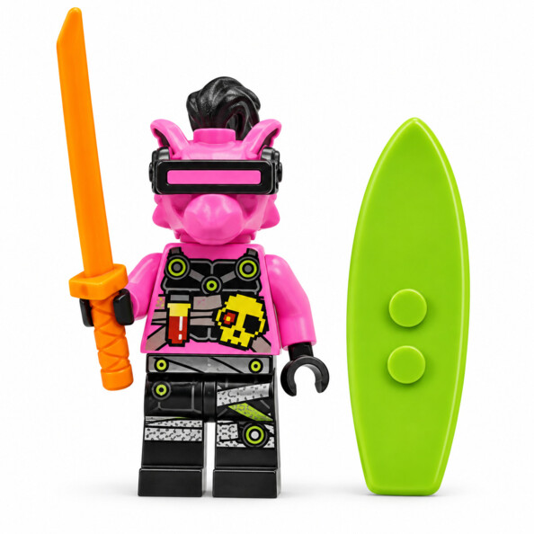 NINJAGO Richie met hoverboard en katana
