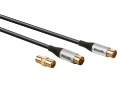 Philips SWV3134S HD coaxkabel mannelijk/mannelijk 5 meter