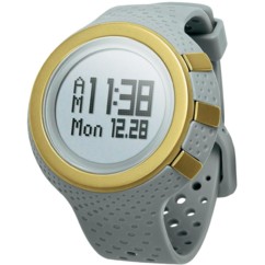 Gold sporthorloge met bluetooth, hoogtemeter en barometer